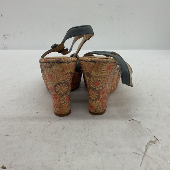 Born Gray Leather Slingback Heels Women's Shoe Size 8 - Picture 2 of 6